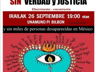 Concentración Ayotzinapa 26-9-2017